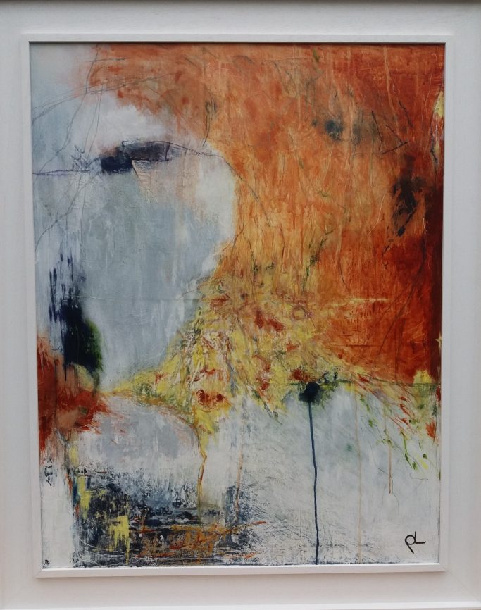 🔴Oh So Dulwich, Mixed media on canvas,105x85 cm, sold